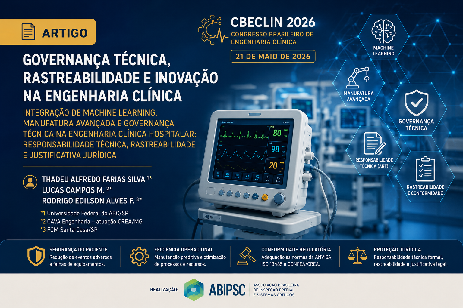 Artigo sobre governança técnica e Engenharia Clínica